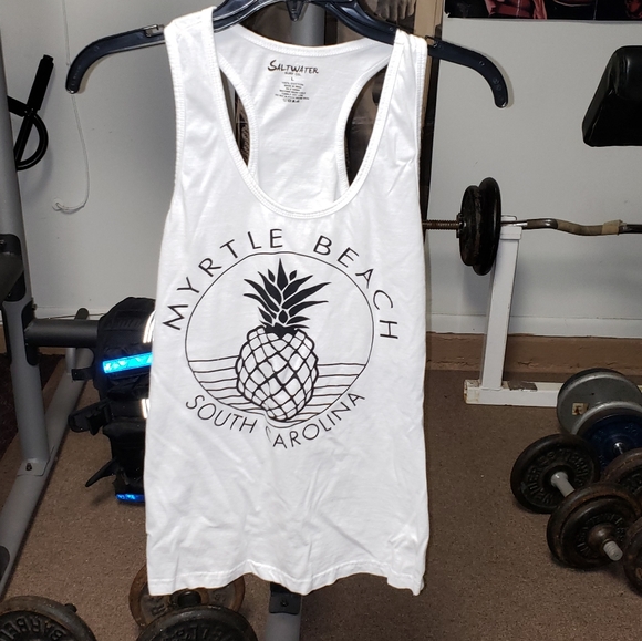 saltwater suf co Tops - Jrs large Myrtle Beach South Carolina tanktop